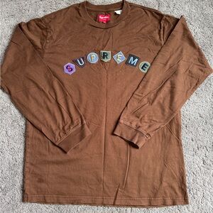 Supreme Chocolate Brown Crewneck Tee